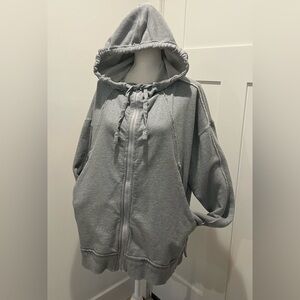 FREE PEOPLE ~ FPMOVEMENT - NWT - Grey Hoodie- XL